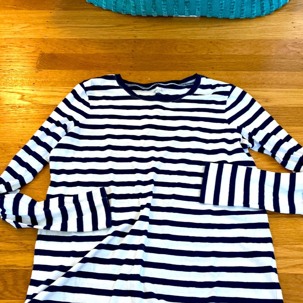 Black and white striped long sleeve